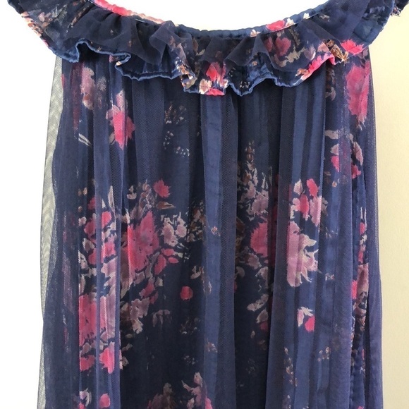 𝅺FREE People Intimately Floral and Lace Mini Dress - Picture 5 of 16